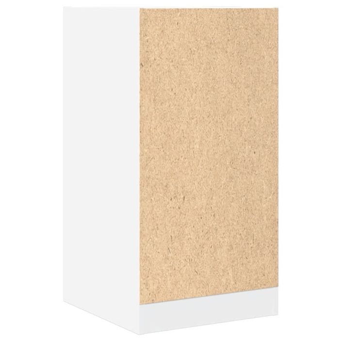 Armoire d'apothicaire blanc 40x41x77,5 cm bois d'ingénierie - Photo n°7