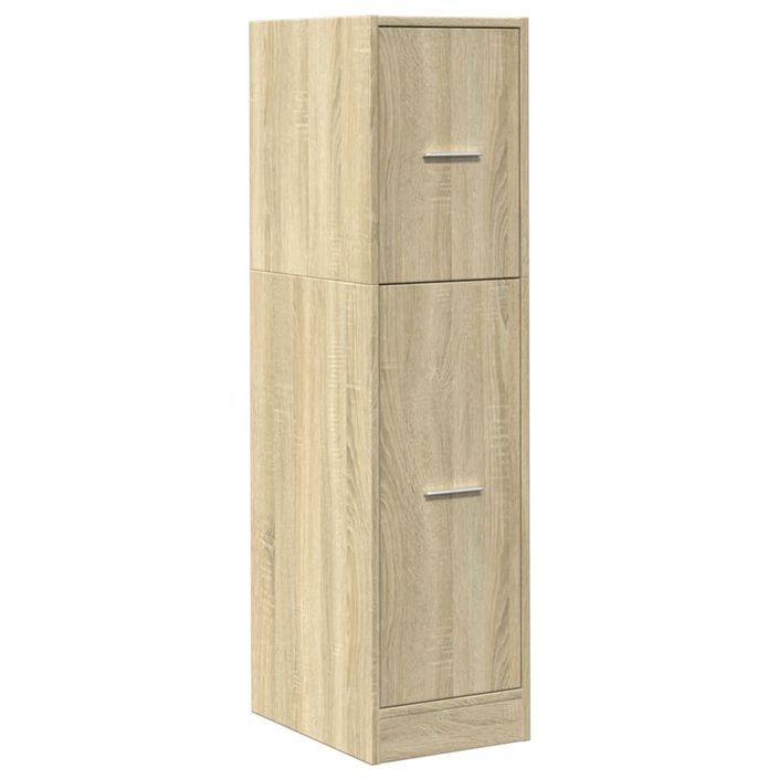 Armoire d'apothicaire chêne sonoma 30x41x118 cm bois ingénierie - Photo n°3