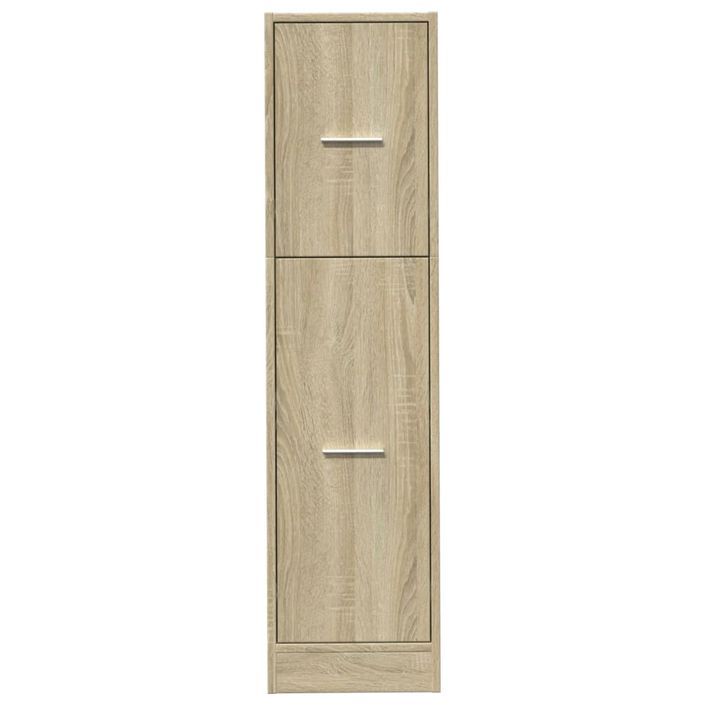 Armoire d'apothicaire chêne sonoma 30x41x118 cm bois ingénierie - Photo n°5