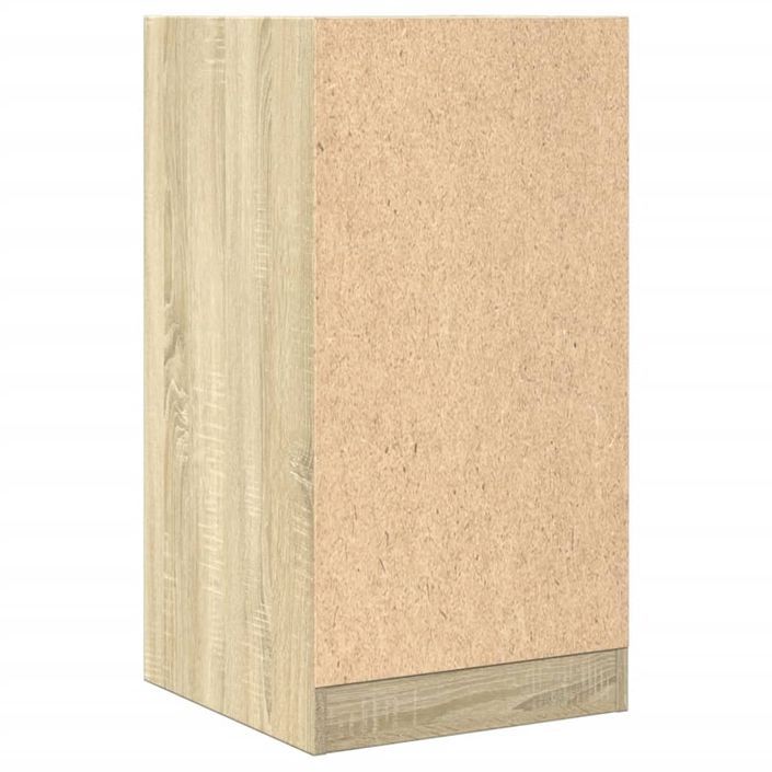 Armoire d'apothicaire chêne sonoma 40x41x77,5cm bois ingénierie - Photo n°7