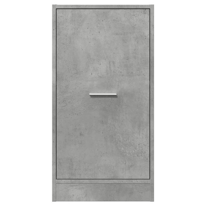 Armoire d'apothicaire gris béton 40x41x77,5cm bois d'ingénierie - Photo n°5