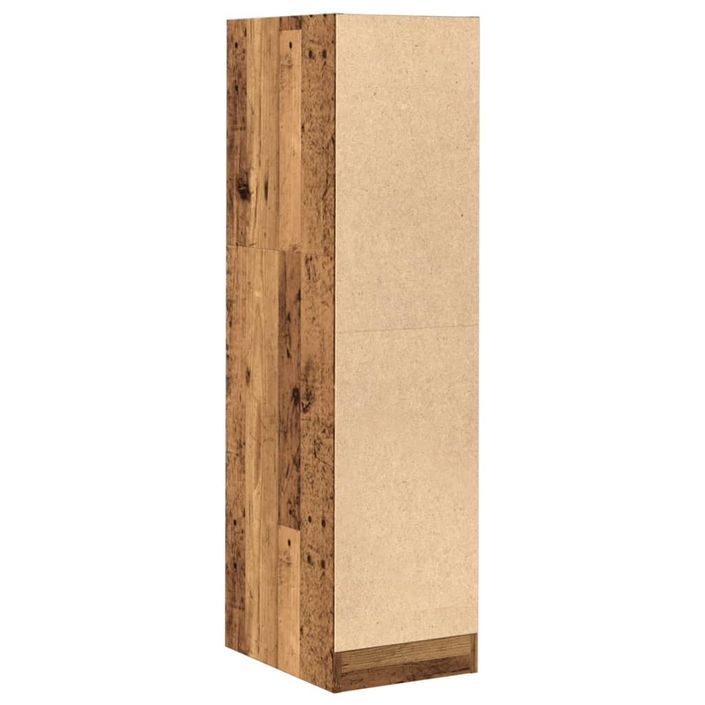 Armoire d'apothicaire vieux bois 30x41x118 cm bois d'ingénierie - Photo n°7