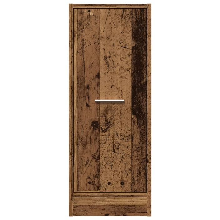 Armoire d'apothicaire vieux bois 30x41x77,5cm bois d'ingénierie - Photo n°5