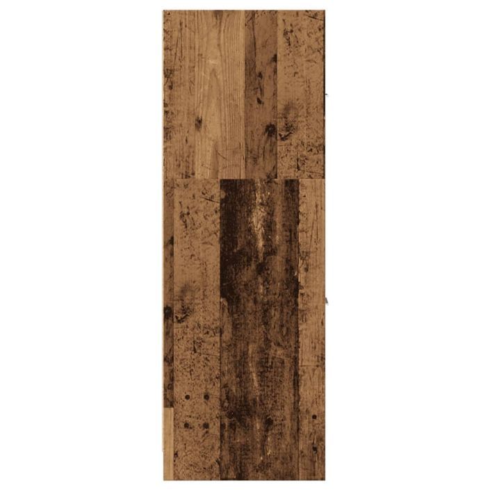 Armoire d'apothicaire vieux bois 40x41x118 cm bois d'ingénierie - Photo n°6