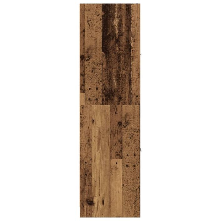 Armoire d'apothicaire vieux bois 40x41x144,5 cm bois ingénierie - Photo n°6