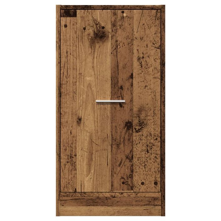 Armoire d'apothicaire vieux bois 40x41x77,5cm bois d'ingénierie - Photo n°5