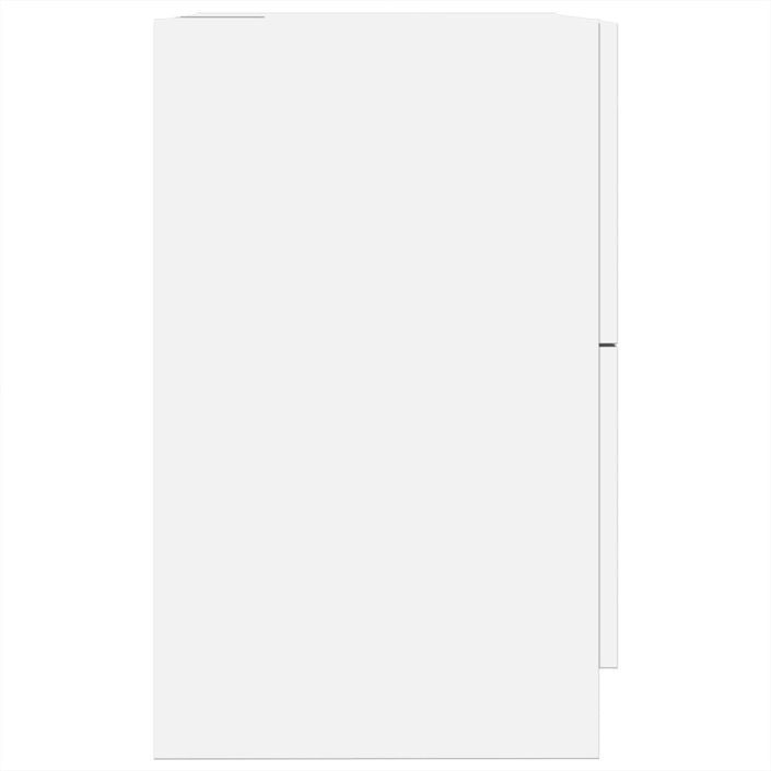 Armoire d'évier blanc 40x37x59 cm bois d'ingénierie - Photo n°6