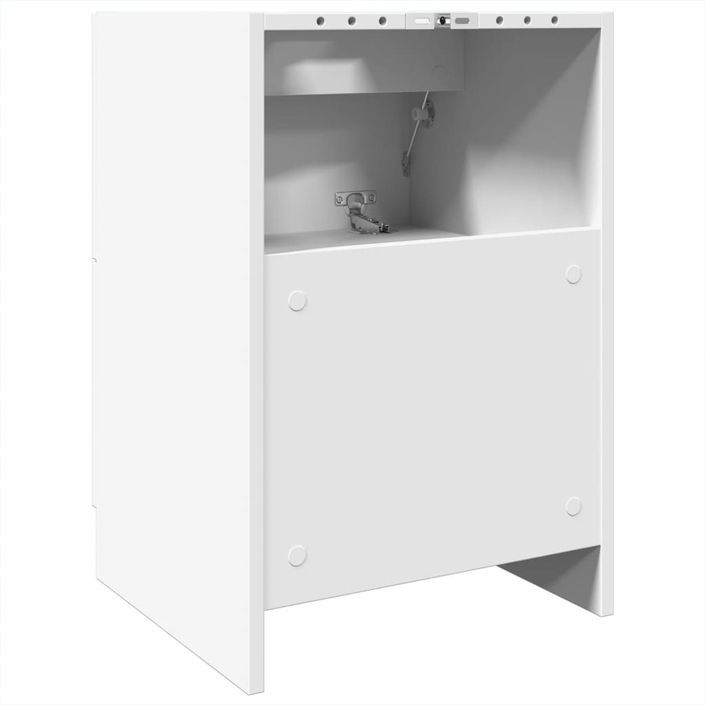 Armoire d'évier blanc 40x37x59 cm bois d'ingénierie - Photo n°7