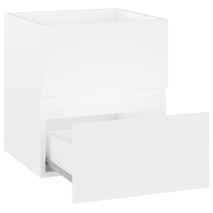 Armoire d'évier Blanc 41x38,5x45 cm - Photo n°4