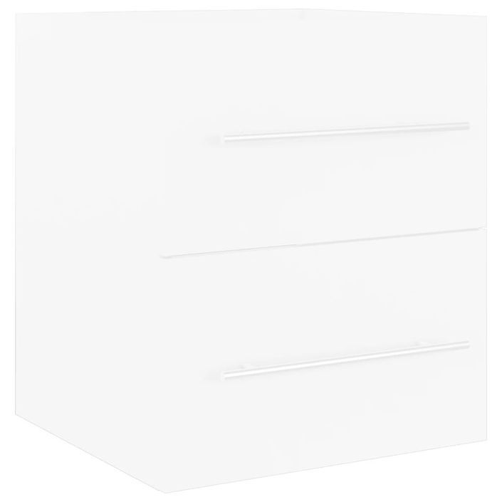 Armoire d'évier Blanc 41x38,5x48 cm - Photo n°2