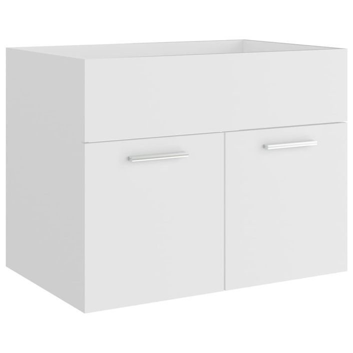 Armoire d'évier Blanc 60x38,5x46 cm - Photo n°1