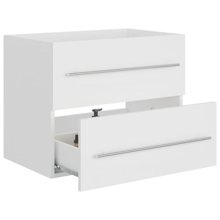 Armoire d'évier Blanc 60x38,5x48 cm - Photo n°4