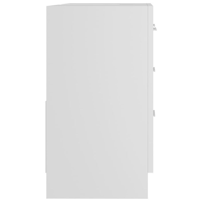 Armoire d'évier Blanc 63x30x54 cm - Photo n°6