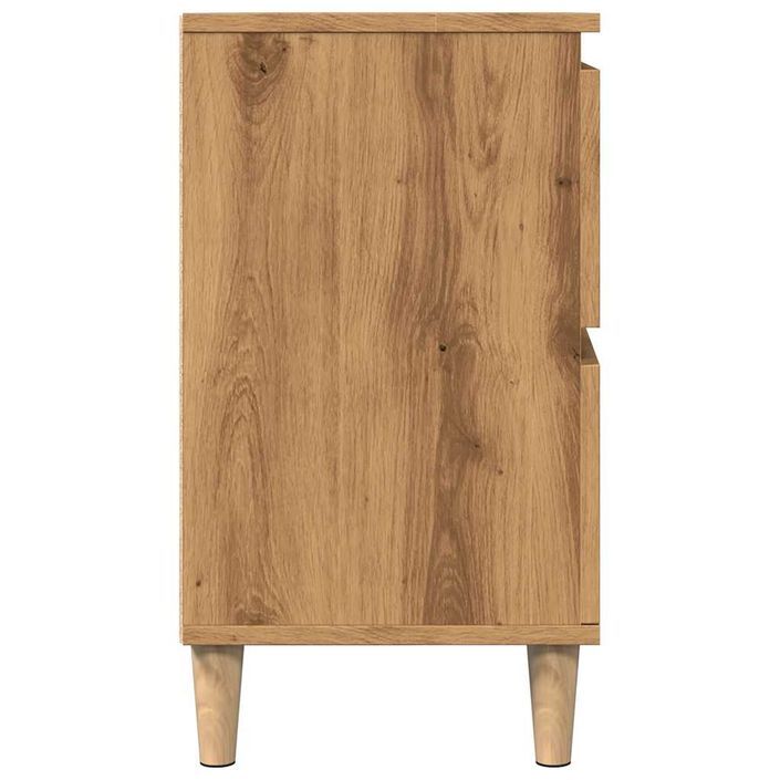 Armoire d'évier chêne artisanal 80x33x60 cm bois d'ingénierie - Photo n°6