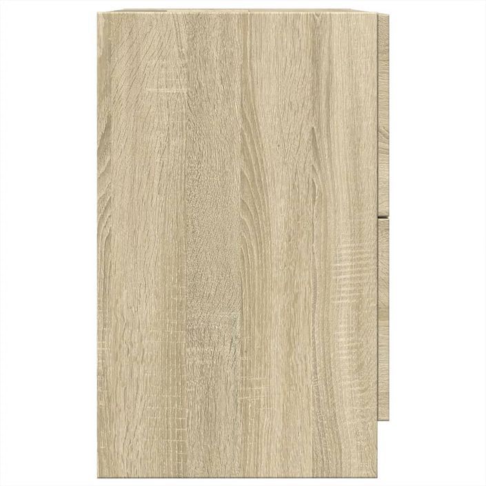 Armoire d'évier chêne sonoma 40x37x59 cm bois d'ingénierie - Photo n°6