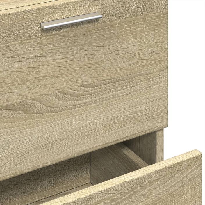 Armoire d'évier chêne sonoma 40x37x59 cm bois d'ingénierie - Photo n°9