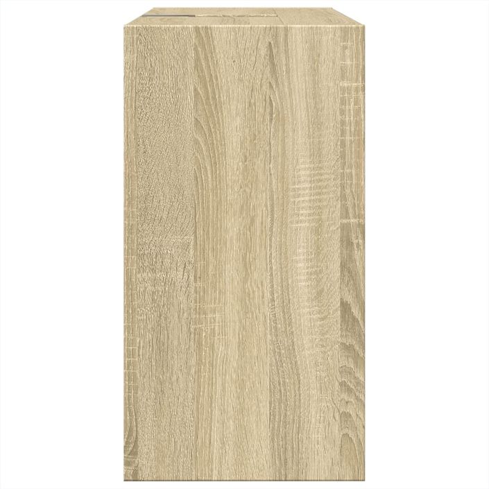 Armoire d'évier chêne sonoma 63x29x55 cm bois d'ingénierie - Photo n°6