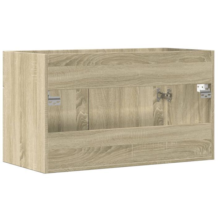 Armoire d'évier Chêne sonoma 80x38,5x46 cm - Photo n°6