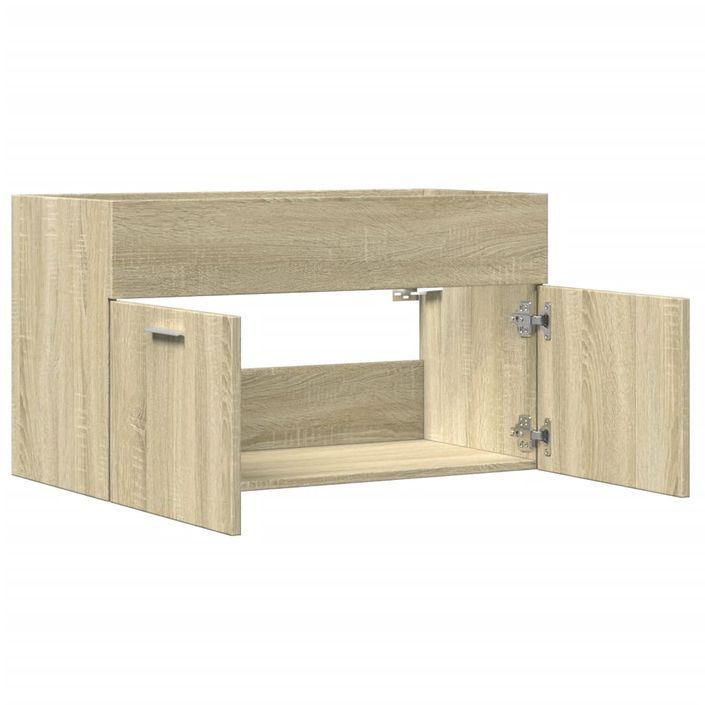 Armoire d'évier Chêne sonoma 80x38,5x46 cm - Photo n°7