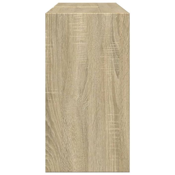 Armoire d'évier chêne sonoma 90x29x55 cm bois d'ingénierie - Photo n°6