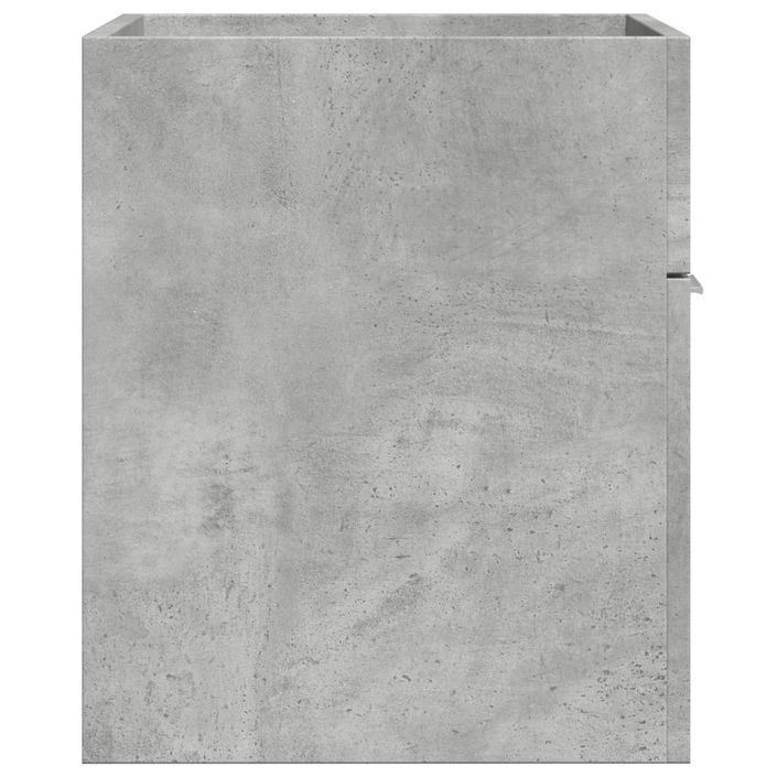 Armoire d'évier Gris béton 60x38,5x46 cm - Photo n°5