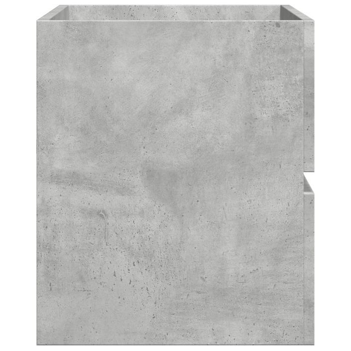 Armoire d'évier Gris béton 90x38,5x45 cm - Photo n°5