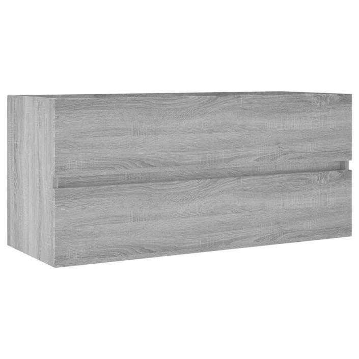 Armoire d'évier Sonoma gris 100x38,5x45 cm Bois d'ingénierie - Photo n°2