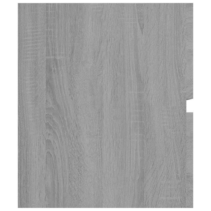 Armoire d'évier Sonoma gris 90x38,5x45 cm Bois d'ingénierie - Photo n°8