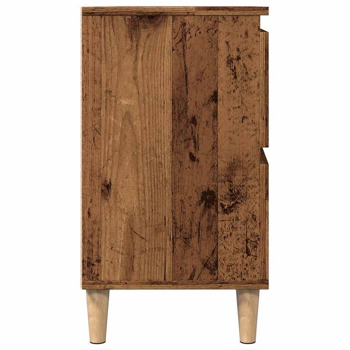 Armoire d'évier vieux bois 80x33x60 cm bois d'ingénierie - Photo n°6