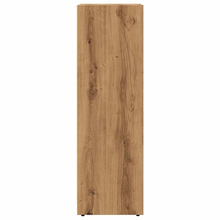 Armoire de bain chêne artisanal 30x30x95 cm bois d'ingénierie - Photo n°5