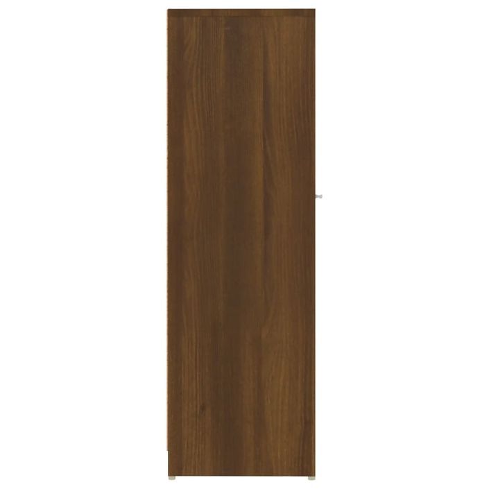 Armoire de bain Chêne marron 30x30x95 cm Bois d'ingénierie - Photo n°7