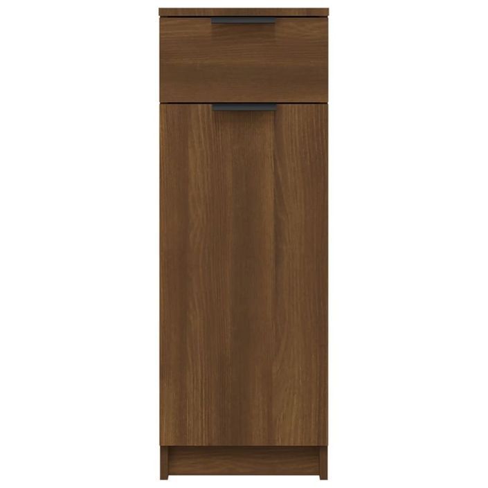 Armoire de bain Chêne marron 32x34x90 cm Bois d'ingénierie - Photo n°6