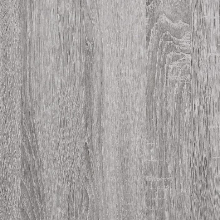 Armoire de bain sonoma gris 58x33x60 cm bois d'ingénierie - Photo n°9