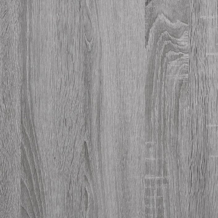 Armoire de bain Sonoma gris 60x32x53,5 cm Bois d'ingénierie - Photo n°9