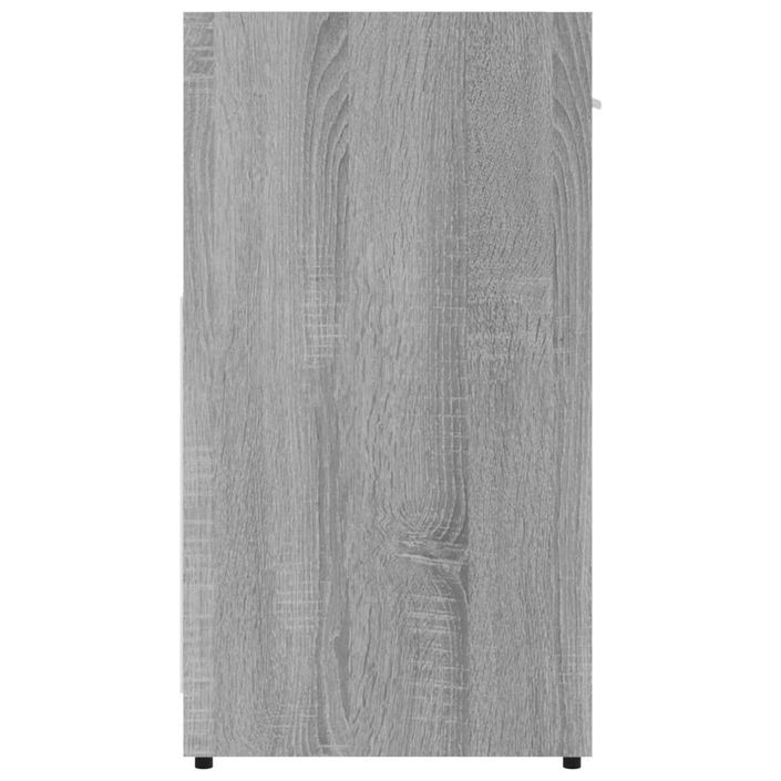 Armoire de bain Sonoma gris 60x33x60 cm Bois d'ingénierie - Photo n°7