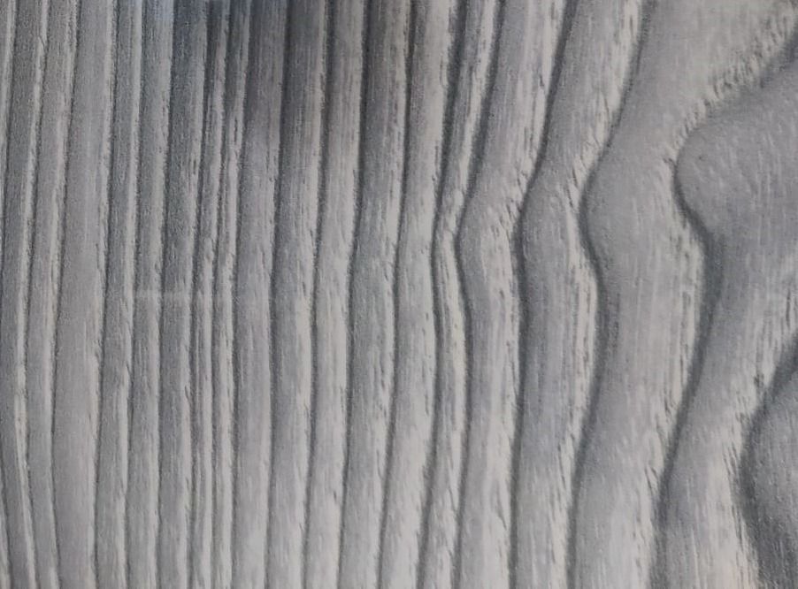 Armoire de chambre 4 portes battantes bois chêne grisé Nikoza 116 cm - Photo n°3