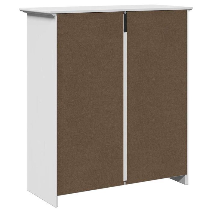 Armoire de couloir BODO blanc 80x35x90 cm - Photo n°7