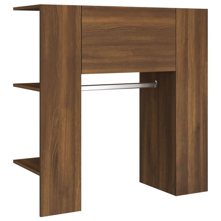 Armoire de couloir Chêne marron 97,5x37x99 cm Bois d'ingénierie - Photo n°7