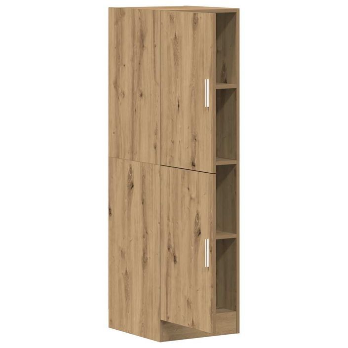 Armoire de cuisine chêne artisanal 38x41,5x131,5 cm - Photo n°5