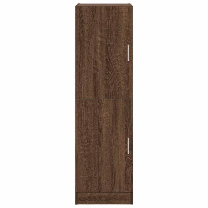 Armoire de cuisine chêne marron 38x41,5x131,5cm bois ingénierie - Photo n°4