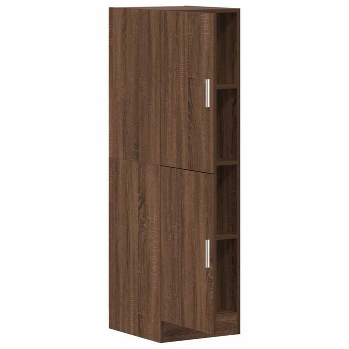 Armoire de cuisine chêne marron 38x41,5x131,5cm bois ingénierie - Photo n°5