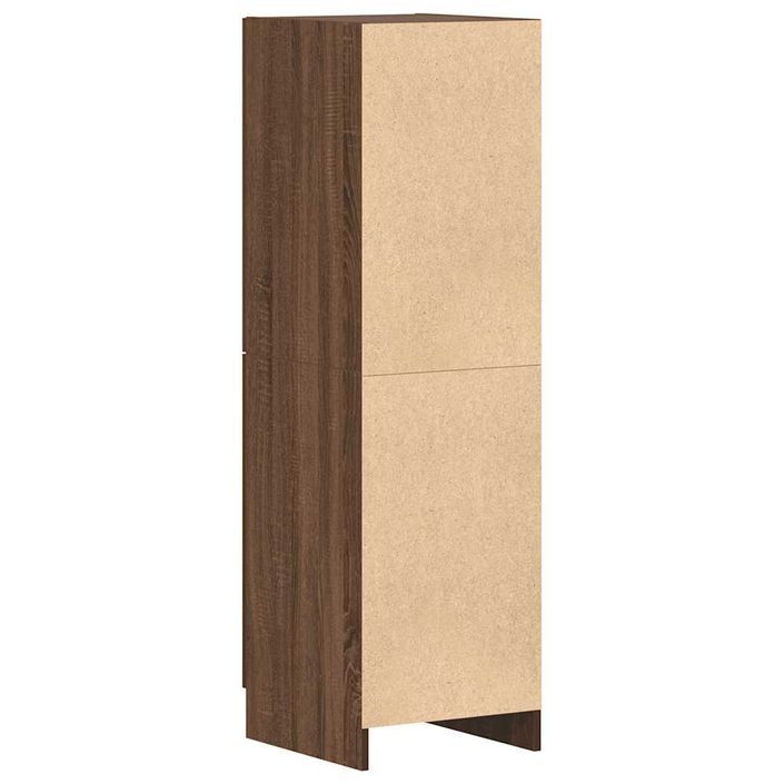 Armoire de cuisine chêne marron 38x41,5x131,5cm bois ingénierie - Photo n°7