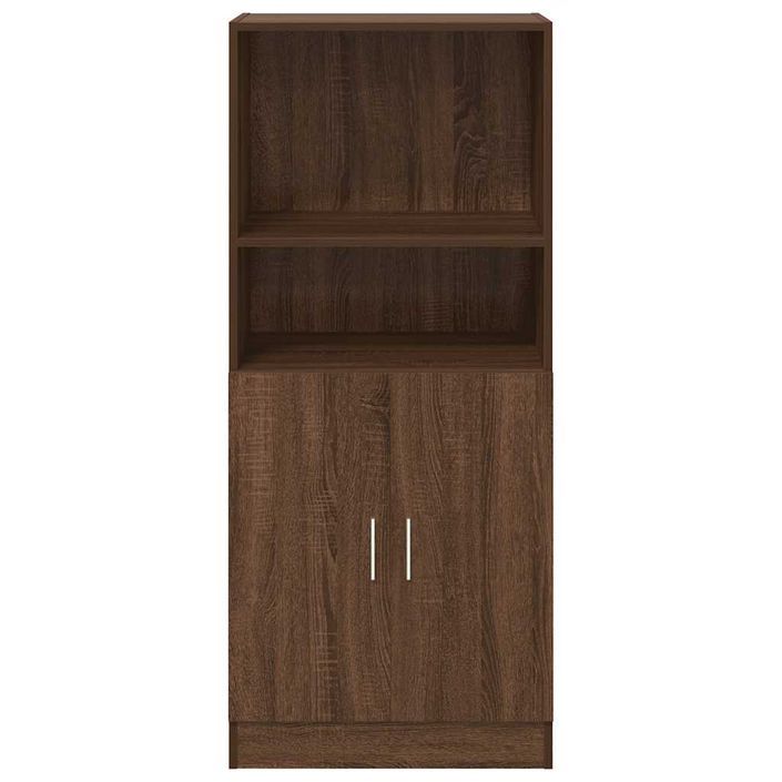 Armoire de cuisine chêne marron 57x41,5x131,5cm bois ingénierie - Photo n°4