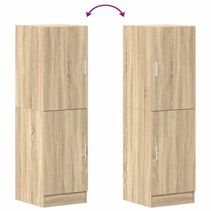 Armoire de cuisine chêne sonoma 38x41,5x131,5cm bois ingénierie - Photo n°8