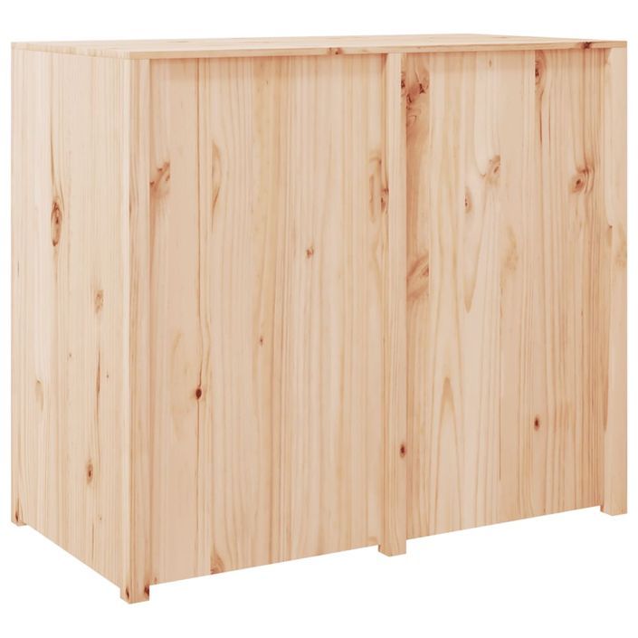 Armoire de cuisine d'extérieur 106x55x92 cm bois de pin massif - Photo n°6