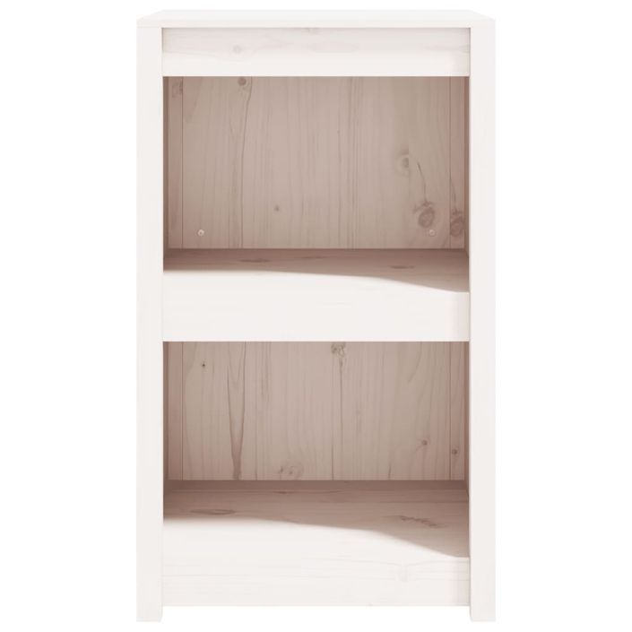 Armoire de cuisine d'extérieur blanc bois de pin massif - Photo n°4
