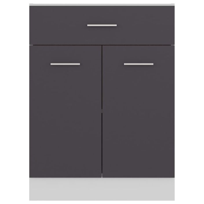 Armoire de cuisine Gris 60x46x81,5 cm - Photo n°5