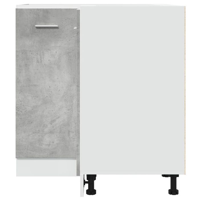 Armoire de cuisine gris béton 75,5x75,5x81,5 cm bois ingénierie - Photo n°4