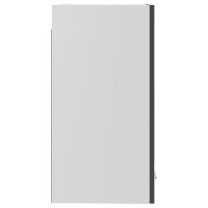 Armoire de cuisine Gris brillant 29,5x31x60 cm - Photo n°8