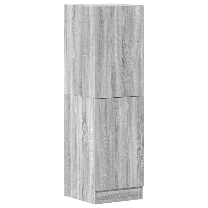 Armoire de cuisine sonoma gris 38x41,5x131,5 cm bois ingénierie - Photo n°2